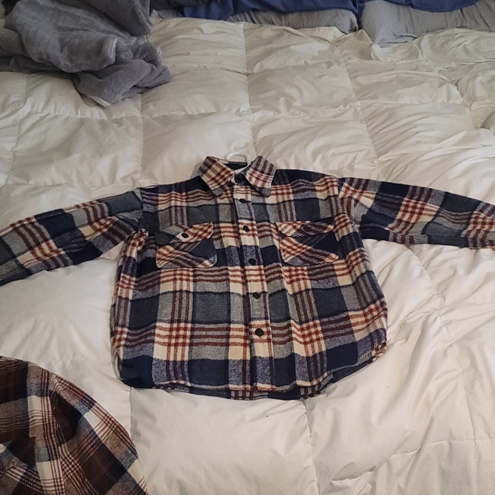2 very good condition vintage JC Penny flannels